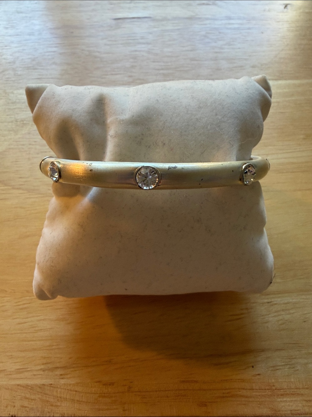 Brighton Bangle Bracelet with Clear Crystal Accents